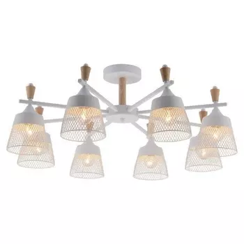 Потолочная люстра Seven Fires Olban SF3389/8C-WT-WD