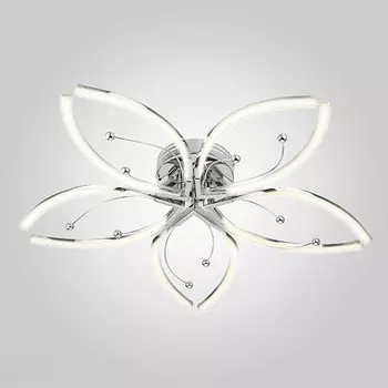 Потолочная светодиодная люстра Eurosvet Fiona 90056/5 хром