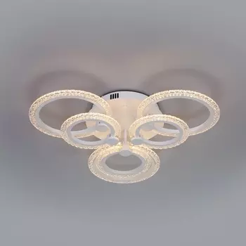 Потолочная светодиодная люстра Eurosvet Wellen 90226/6 белый