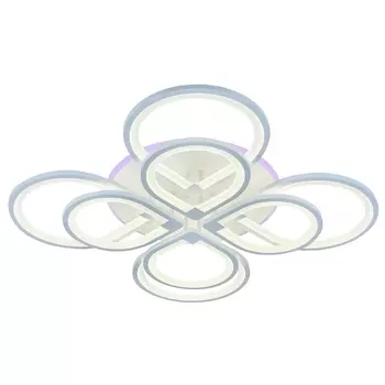 Потолочная светодиодная люстра Profit Light 8000/4+4 WHT