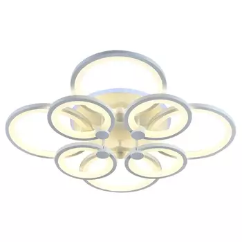 Потолочная светодиодная люстра Profit Light 8077/4+4 WHT