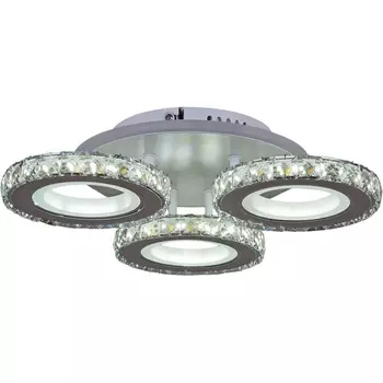 Потолочная светодиодная люстра Reluce 03900-0.3-03A WH+CR (RGB)