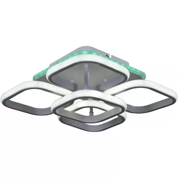 Потолочная светодиодная люстра Reluce 05854-0.3-4+1 WH (RGB)