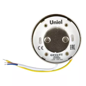 Потолочный светильник (UL-00004148) Uniel GX53/FT Nickel 10 Prom