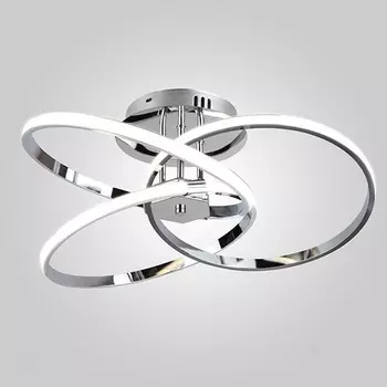 Потолочный светодиодный светильник Eurosvet Energy 90044/3 хром