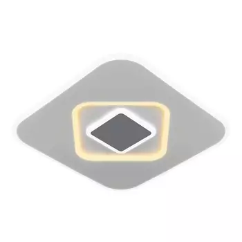 Потолочный светодиодный светильник Eurosvet Just 90218/1 белый/ серый