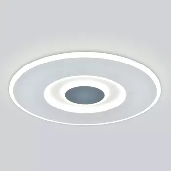 Потолочный светодиодный светильник Eurosvet Just 90219/1 белый/ серый