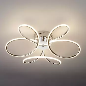 Потолочный светодиодный светильник Eurosvet Lozanna 90083/3 хром