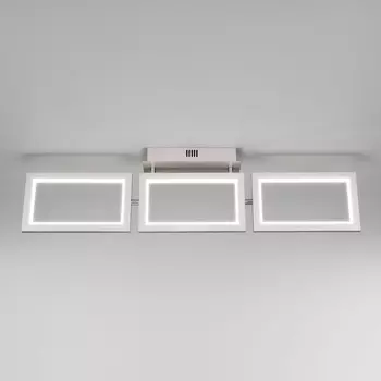 Потолочный светодиодный светильник Eurosvet Maya 90223/3 матовое серебро