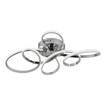 Потолочный светодиодный светильник Eurosvet Shaft 90127/2 хром