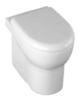 Приставной унитаз ISVEA Absolute 10AB10002SV безободковый, белый