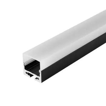 Профиль с рассеивателем Arlight SL-LINE-2011M-2500 BLACK+OPAL SQUARE 027993 /027993
