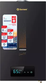 Проточный водонагреватель Thermex S 20 MD Art black газовый 351 111