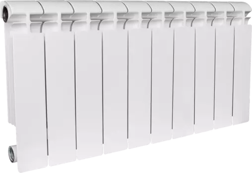 Радиатор алюминиевый Stout Alpha 350 SRA-2310-035010 10 секций, боковое подключение