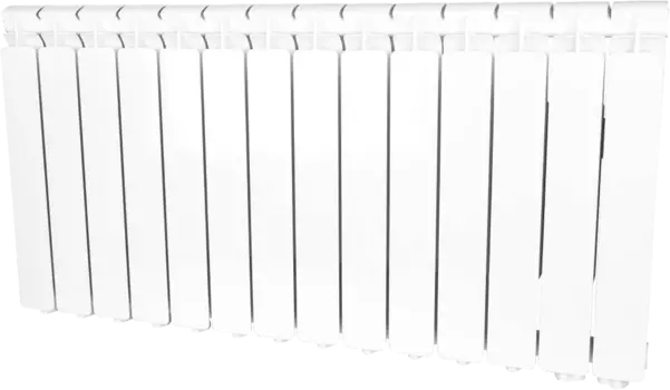 Радиатор алюминиевый Stout Bravo 500 14 секций, нижнее правое подключение SRA-0120-050014