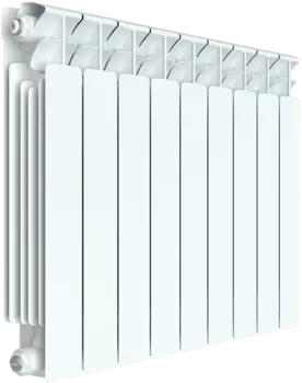 Радиатор биметаллический Rifar Base Ventil 500 9 секций, правое подключение 1RB50.VR-9