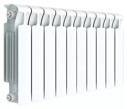 Радиатор биметаллический Rifar Monolit Ventil 350 10 секций левое подключение