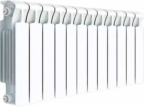 Радиатор биметаллический Rifar Monolit Ventil 350 12 секций правое подключение