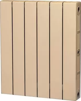 Радиатор биметаллический Rifar SUPReMO 500 6 секций, айвори R S50063/41013