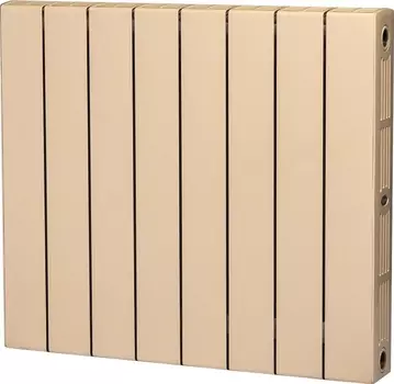 Радиатор биметаллический Rifar SUPReMO 500 8 секций, айвори R S50083/41013