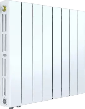 Радиатор биметаллический Rifar SUPReMO Ventil 500 8 секций, левое подключение 4RS50.VL-8