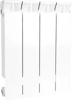 Радиатор биметаллический Stout Style SRB-0110-035004 4 секции, боковое подключение