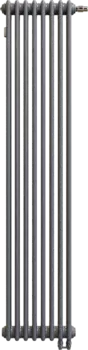 Радиатор стальной Arbonia 3180V 8 секции, 3-трубчатый, нижнее подключение, антрацит металлик 3180831691212431230010000SFAnthrazit Metallic