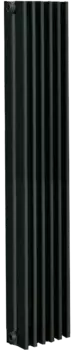Радиатор стальной KZTO Параллели В2-1750 6 секций, боковое подключение, черный муар фактурный ПВ217506Ш25RALTP26X-M215249005