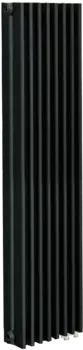 Радиатор стальной KZTO Параллели В2-1750 8 секций, нижнее подключение, черный муар фактурный ПВ217508Ш25НRALTP26X-M215249005