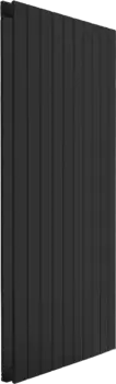 Радиатор стальной KZTO Соло В2-1750 10 секций, боковое подключение, черный матовый СВ2175010RAL9005М