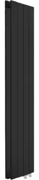 Радиатор стальной KZTO Соло В2-1750 4 секции, нижнее подключение, черный матовый СВ217504НRAL9005М