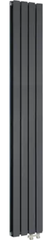 Радиатор стальной KZTO Соло В2-1750 4 секции, нижнее подключение, черный структурный шелк СВ217504НRALTP26X-M215249005