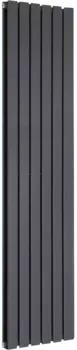 Радиатор стальной KZTO Соло В2-1750 6 секций, боковое подключение, черный структурный шелк СВ217506RALTP26X-M215249005