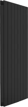 Радиатор стальной KZTO Соло В2-1750 8 секций, боковое подключение, черный матовый СВ217508RAL9005М