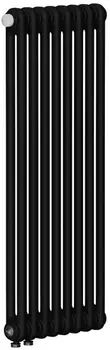 Радиатор стальной Rifar Tubog 1800 12 секций, 2-трубчатый, антрацит матовый, DV1 TUB 2180-12-DV1-AN