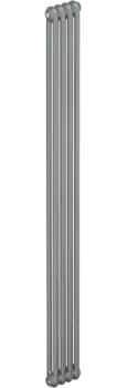 Радиатор стальной Rifar Tubog 1800 4 секции, 2-трубчатый, титан матовый TUB 2180-04-TI