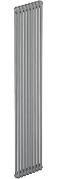 Радиатор стальной Rifar Tubog 1800 8 секций, 2-трубчатый, титан матовый TUB 2180-08-TI
