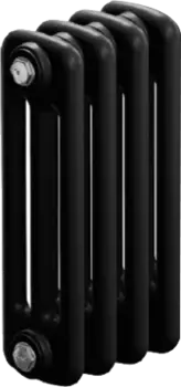 Радиатор стальной Rifar Tubog 365 4 секции, 3-трубчатый, антрацит матовый TUB 3037-04-AN