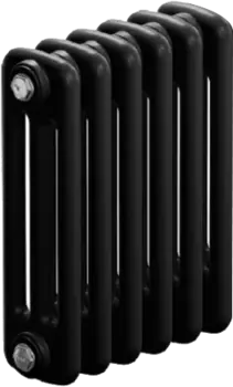 Радиатор стальной Rifar Tubog 365 6 секций, 3-трубчатый, антрацит матовый TUB 3037-06-AN