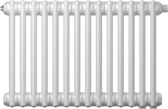 Радиатор стальной Zehnder Charleston 2050/14 2-трубчатый, подключение V001, белый, с кронштейнами 2050_14_9016_V001_CVD1BH