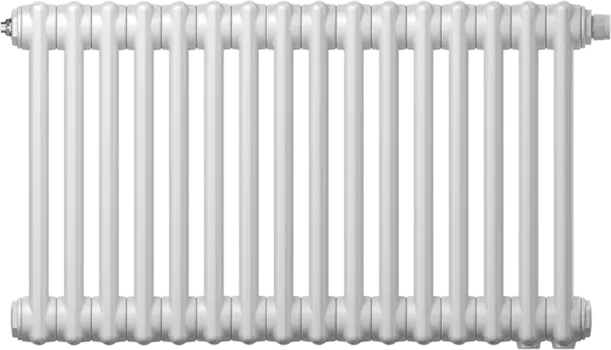Радиатор стальной Zehnder Charleston 2050/16 2-трубчатый, подключение V001, белый, с кронштейнами 2050_16_9016_V001_CVD1BH