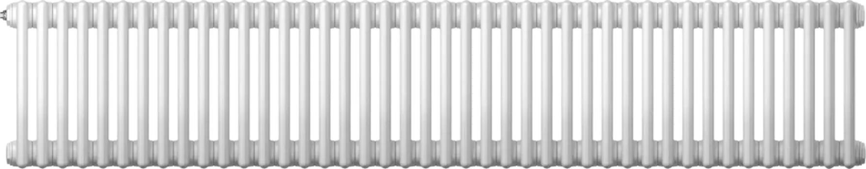 Радиатор стальной Zehnder Charleston 3030/42 3-трубчатый, подключение 1270, белый, с кронштейнами 3030_42_9016_1270_CVD1BH