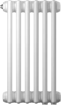 Радиатор стальной Zehnder Charleston 3050/06 3-трубчатый, подключение V001, белый, с кронштейнами 3050_06_9016_V001_CVD1BH