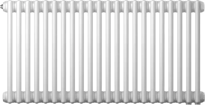 Радиатор стальной Zehnder Charleston 3050/22 3-трубчатый, подключение V001, белый, с кронштейнами 3050_22_9016_V001_CVD1BH