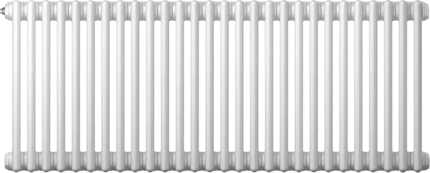 Радиатор стальной Zehnder Charleston 3050/28 3-трубчатый, подключение 1270, белый, с кронштейнами 3050_28_9016_1270_CVD1BH