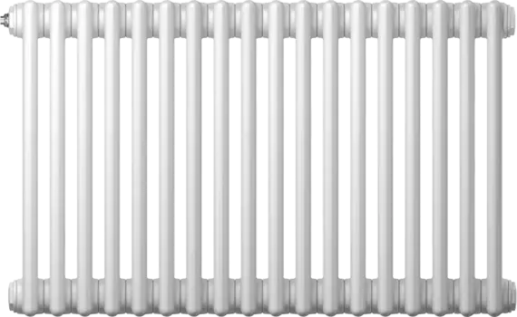 Радиатор стальной Zehnder Charleston Retrofit 3057/18 3-трубчатый, подключение 1270, белый, с кронштейнами 3057_18_9016_1270_CVD1BH