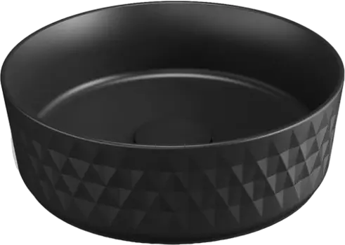 Раковина Allen Brau Fantasy Romb 36, черная матовая 4.11033.31