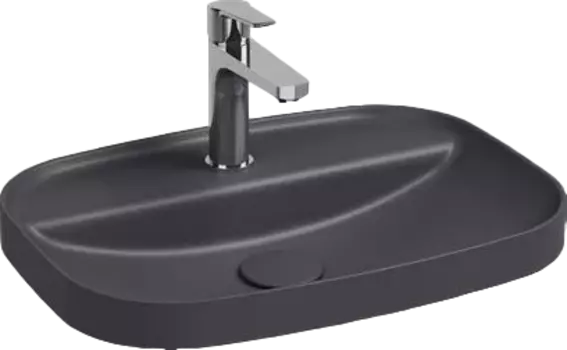 Раковина Allen Brau Fantasy Sphere 55x40, антрацит 4.11034.AN