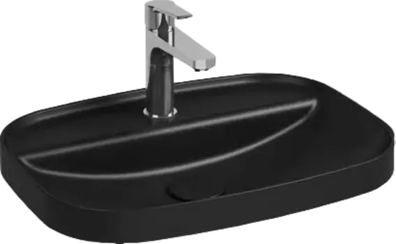Раковина Allen Brau Fantasy Sphere 55x40, черная матовая 4.11034.31