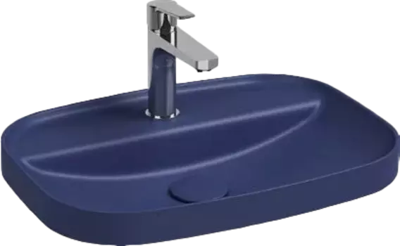 Раковина Allen Brau Fantasy Sphere 55x40, индиго 4.11034.ID